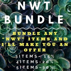 NWT Bundle Offers!! Price Cuts!! Discounts! ✂️✂️
